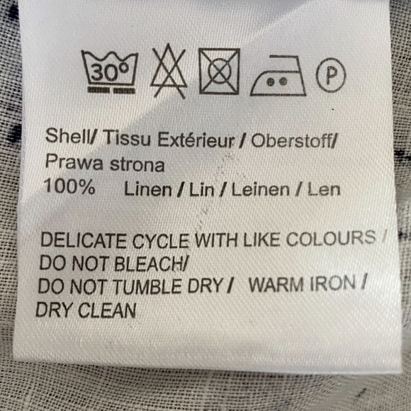 Malvin I Love Linen Embroidered Top Size: M - Picture 11 of 11